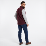 Hazy Blue Mens Fleece Waistcoat Gilet Bodywarmer - Bentley