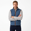 Hazy Blue Mens Fleece Waistcoat Gilet Bodywarmer - Bentley