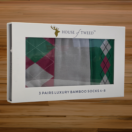 House of Tweed Luxury Womens Bamboo Socks | 3 Pairs - Just £13.99! Shop now at Warwickshire Clothing. 