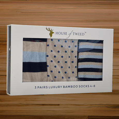 House of Tweed Luxury Womens Bamboo Socks | 3 Pairs - Just £14.99! Shop now at Warwickshire Clothing. 