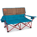 Kelty Low-Loveseat Double Camping Chair in Deep Lake/Fallen Rock