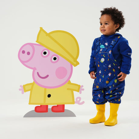 Regatta Peppa Pig Kids Waterproof Dungarees - Premium clothing from Regatta - Just $16.99! Shop now at Warwickshire Clothing