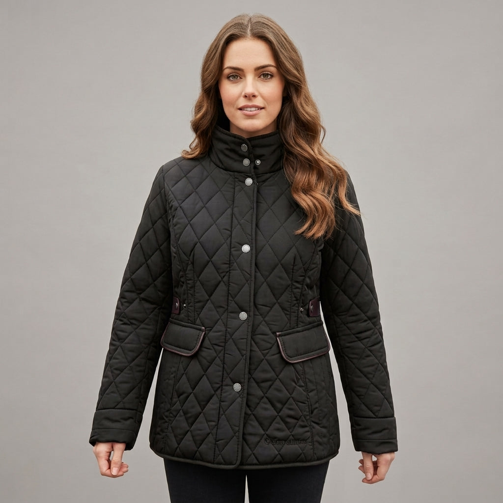 Hazy Blue Louise Quilted Jacket