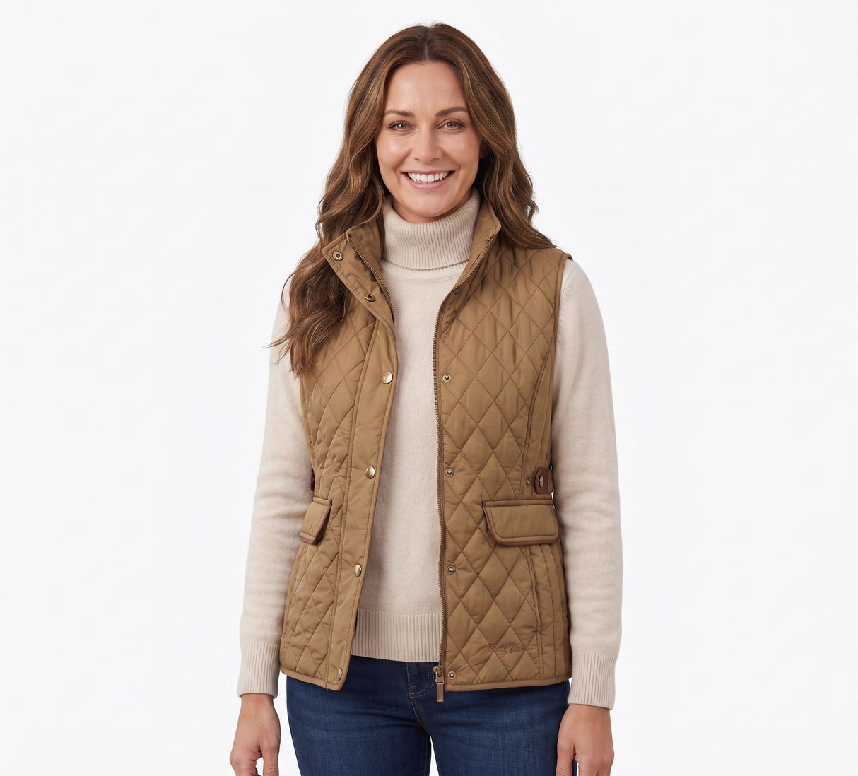 Hazy Blue Joanne Quilted Gilet