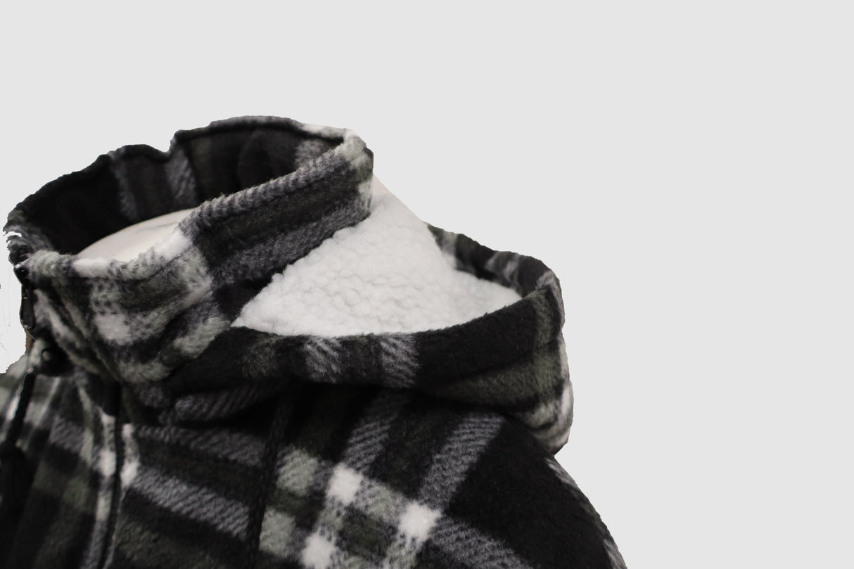 Hazy Blue Logan Fleece Lined Lumberjack Shirt Jacket