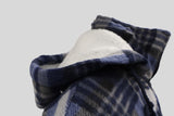 Hazy Blue Logan Fleece Lined Lumberjack Shirt Jacket