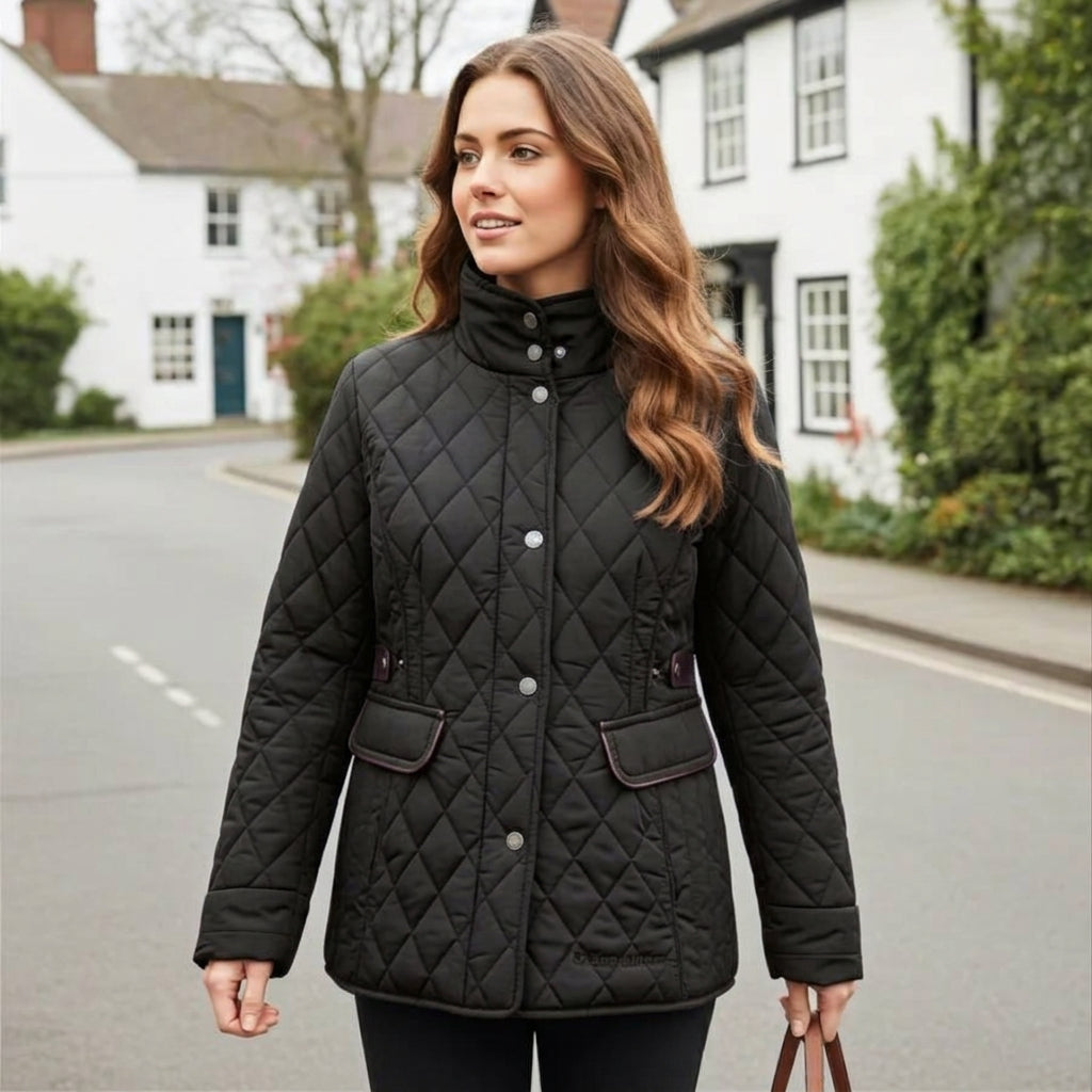 Hazy Blue Louise Quilted Jacket