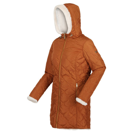 Regatta Women's Caileigh Reversible Parka Jacket - Copper Almond Light Vanilla - Just £39.99! Shop now at Warwickshire Clothing. 