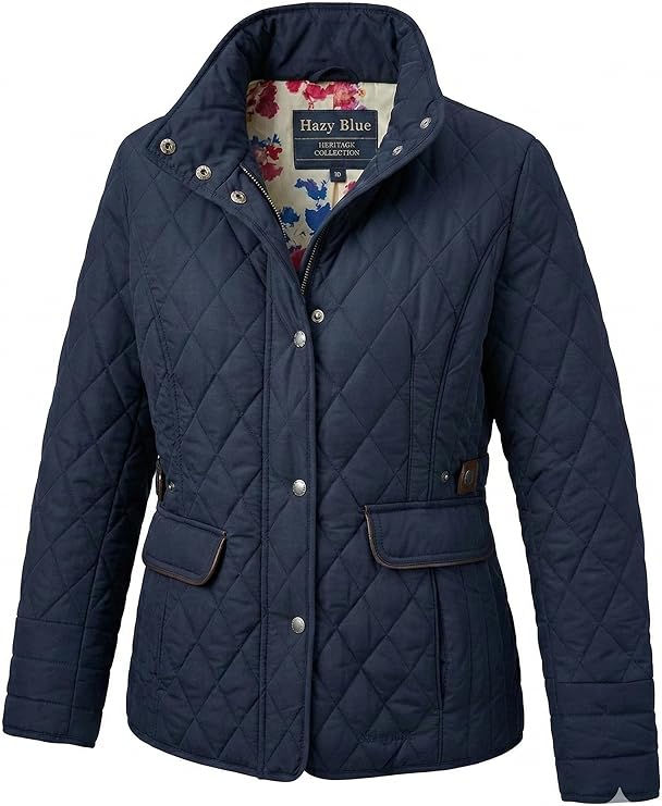 Hazy Blue Louise Quilted Jacket