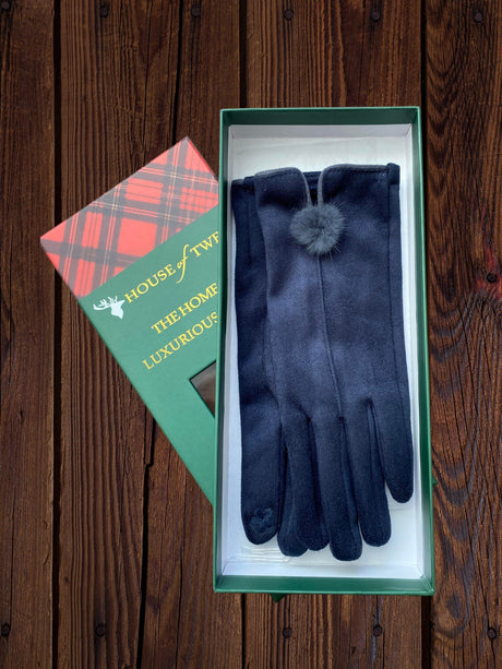 House Of Tweed Ladies Faux Suede Soft Gloves One Size - Just £14.99! Shop now at Warwickshire Clothing. 