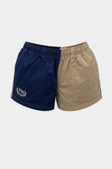 Hazy Blue Nelson Colour Block Shorts - Unisex Sports & Leisure