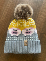 House Of Tweed Luxury Animal Print Pom Pom Beanies - Just £14.99! Shop now at Warwickshire Clothing. 