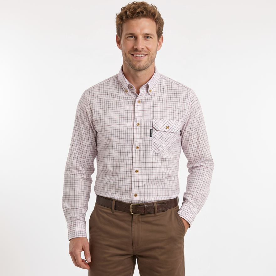 Country Classics Mens Long Sleeve Buttoned Down Collar Shirt - Cheltenham