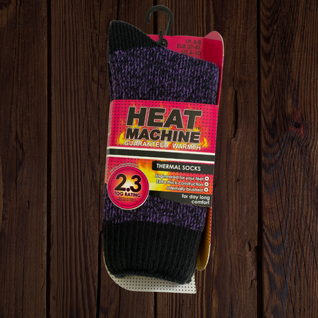 Womens Heat Machine Socks Thermal Tog 2.3 Warm Winter Socks - Just £5.99! Shop now at Warwickshire Clothing. 