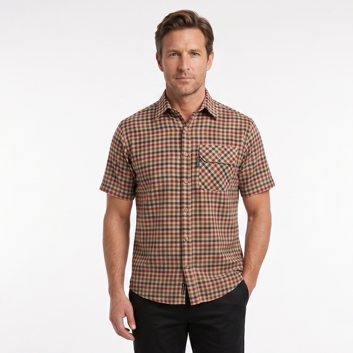Country Classics Mens Short Sleeve Check Shirt - Highclere