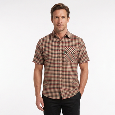 Country Classics Mens Short Sleeve Check Shirt - Highclere