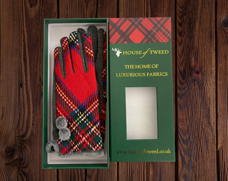 House Of Tweed Ladies Tartan Check Soft Gloves One Size - Just £14.99! Shop now at Warwickshire Clothing. 