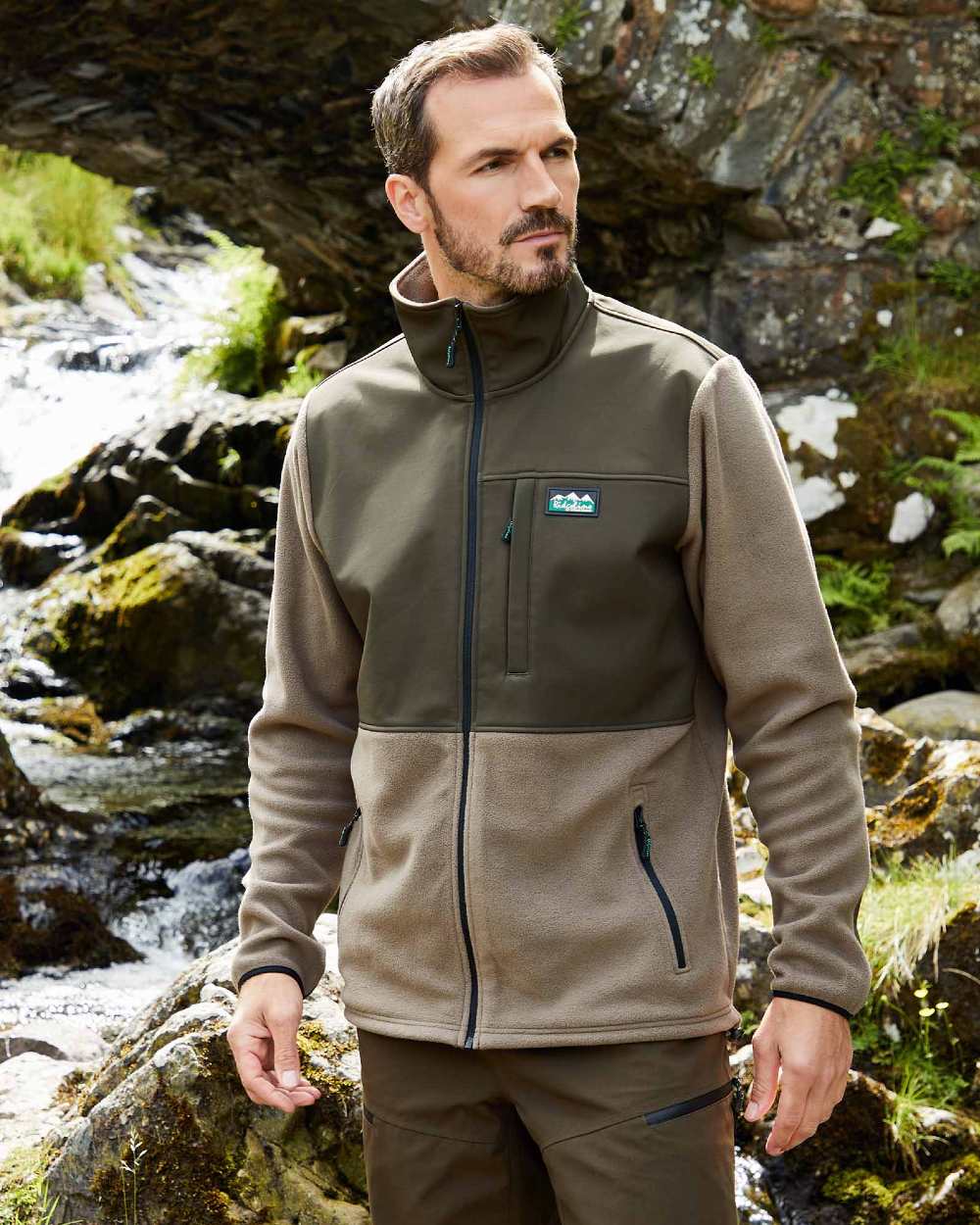 Ridgeline Mens Hybrid Fleece Jacket - Just $59.99! Shop now at Warwickshire Clothing. Free Dellivery.