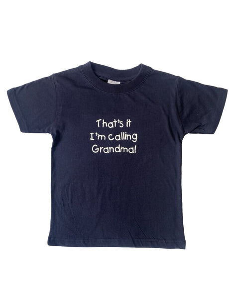 Hazy Blue Kids Thats It I'm Calling Grandad, Grandma & Nanny T-Shirts - Just £5.49! Shop now at Warwickshire Clothing. 