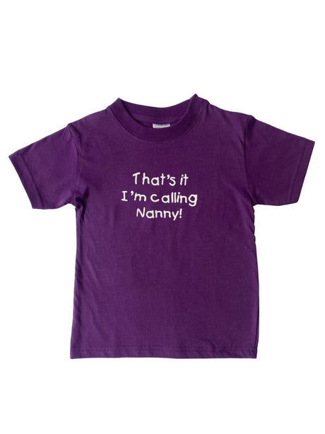 Hazy Blue Kids Thats It I'm Calling Grandad, Grandma & Nanny T-Shirts - Just £5.49! Shop now at Warwickshire Clothing. 