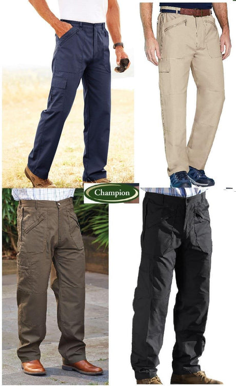 Champion Wenlock Mens Trousers Multi pocket - Premium clothing from Champion - Just $22.99! Shop now at Warwickshire Clothing