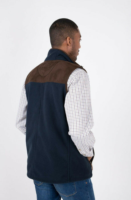 Hazy Blue Denton I Mens Fleece Gilet - Just £29.99! Shop now at Warwickshire Clothing. 