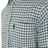 Hazy Blue Mens Casual Country Check Long Sleeve Shirts