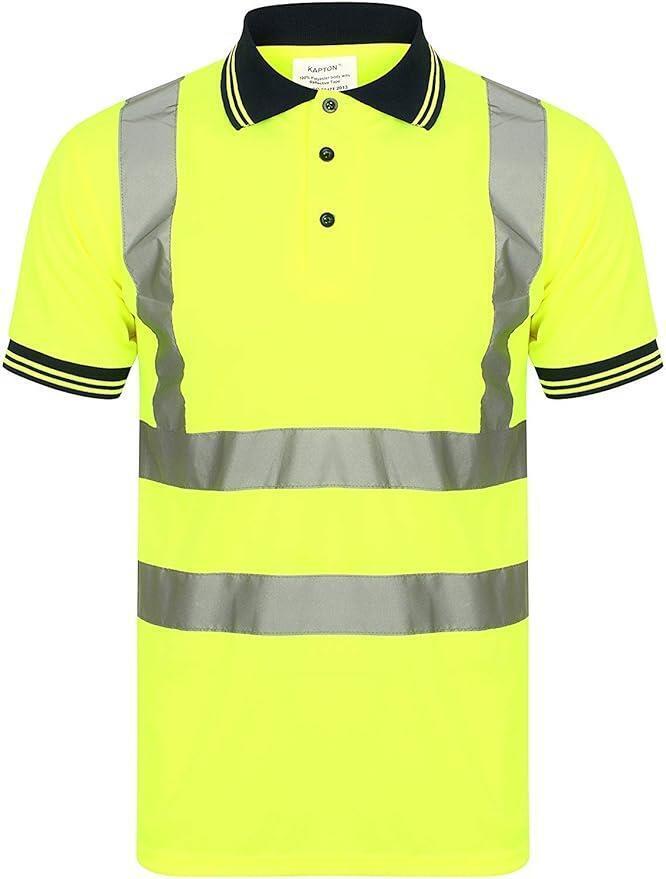 Hi Vis Visibility Polo T-Shirt Safety Reflective Tape PPE - Premium clothing from Regatta - Just $14.99! Shop now at Warwickshire Clothing