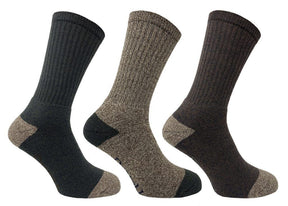 Bramble Mens Docks All Terrain Socks 3PK Green/Beige/Brown 6-11 - Just £11.99! Shop now at Warwickshire Clothing. 
