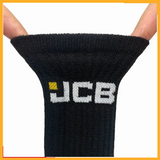 Men's Black Work Socks | JCB Workwear Range | 3 Pairs | U.K. Size 6-11 - Just $7.50! Shop now at Warwickshire Clothing. Free Dellivery.