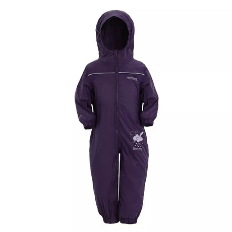 Regatta Kids Splosh Waterproof Padded All In One Rain Suit - Just £19.99! Shop now at Warwickshire Clothing. 