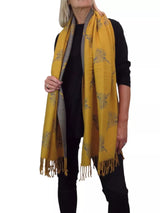 House of Tweed Reversible Highland Cow Print Scarf - Just £14.99! Shop now at Warwickshire Clothing. 