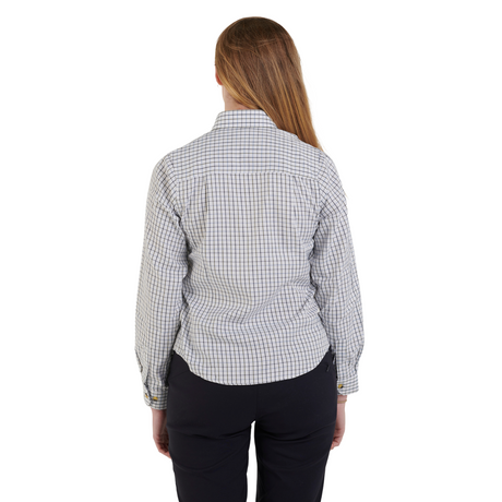 Country Classics Womens Check Long Sleeve Shirts - Tattersall Blue - Just £16.99! Shop now at Warwickshire Clothing. 