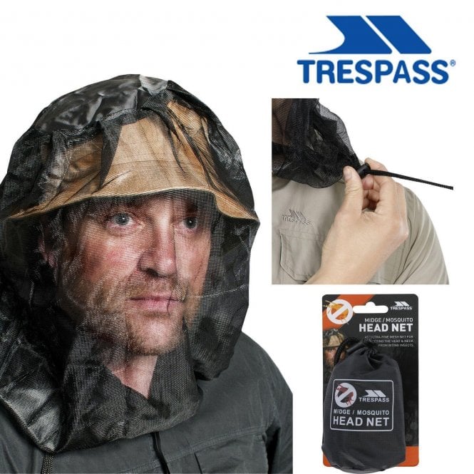 Trespass Mosquito Midge Net Mosquito Head Net - Just £5.49! Shop now at Warwickshire Clothing. 