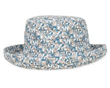 Ladies floral print turn up brim sun hat - Just £9.99! Shop now at Warwickshire Clothing. 