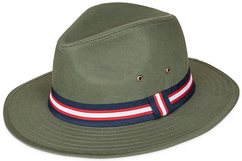 Mens Cotton Fedora Hat - Just £17.99! Shop now at Warwickshire Clothing. 