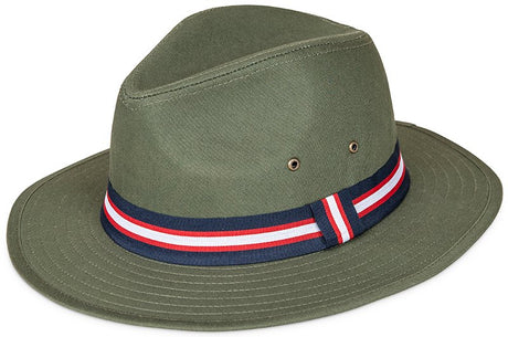 Mens Cotton Fedora Hat - Just £17.99! Shop now at Warwickshire Clothing. 