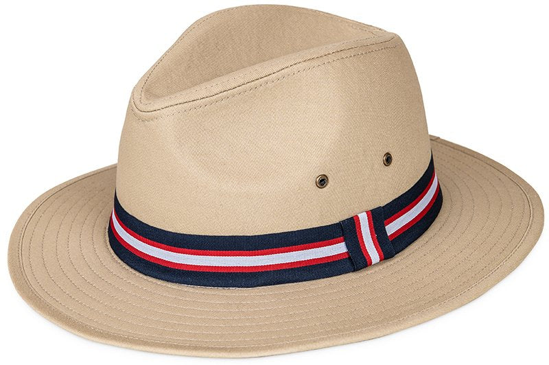 Mens Cotton Fedora Hat - Just £17.99! Shop now at Warwickshire Clothing. 