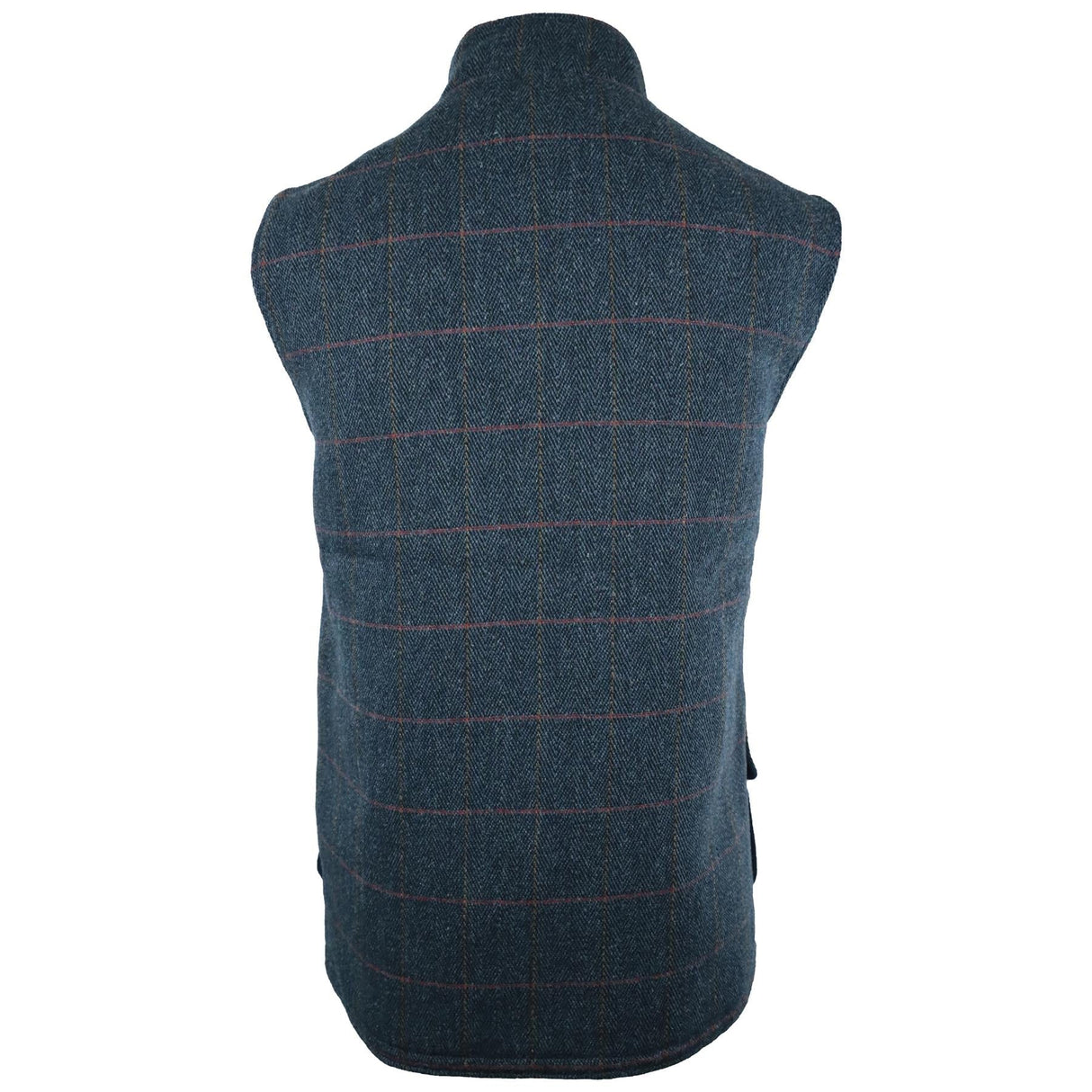 Hazy Blue Tweed Mens Bodywarmer Waistcoat – Warwickshire Clothing