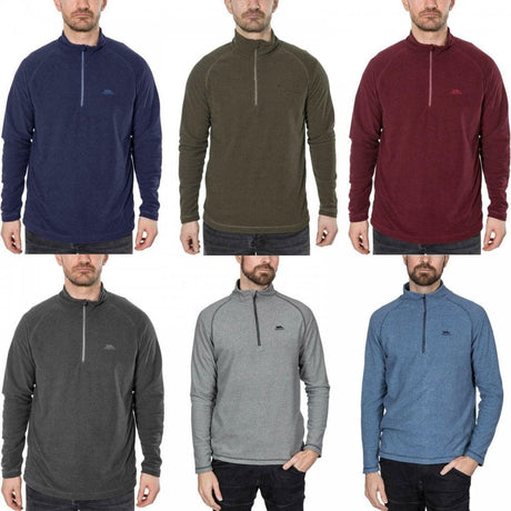 Trespass Keynote Mens Half Zip Fleece - Just £13.99! Shop now at Warwickshire Clothing. 