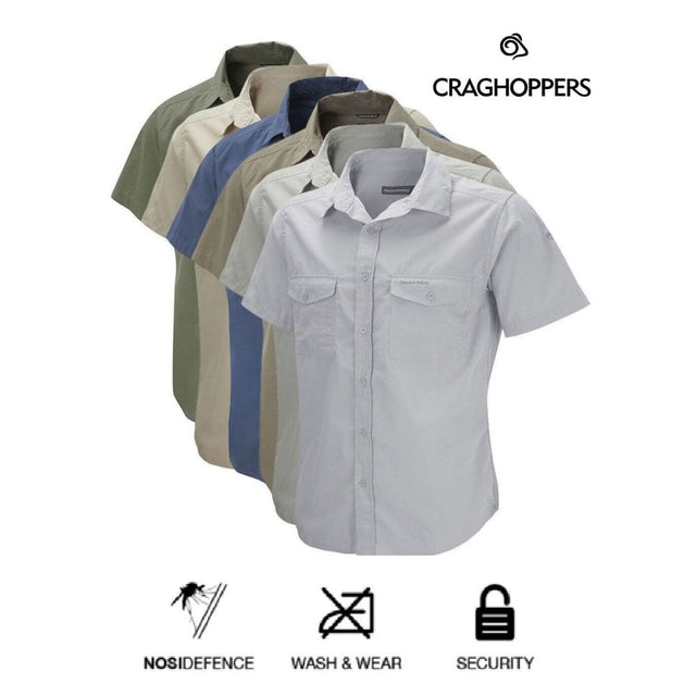 Craghoppers Kiwi Short Sleeved Shirt - Just $26.99! Shop now at Warwickshire Clothing. Free Dellivery.