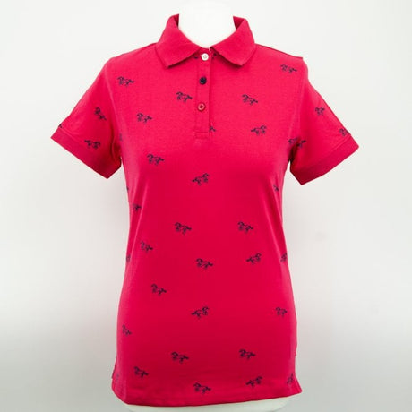 Hazy Blue Womens Cotton Short Sleeve Polo Shirt - Poppy II - Just £14.99! Shop now at Warwickshire Clothing. 