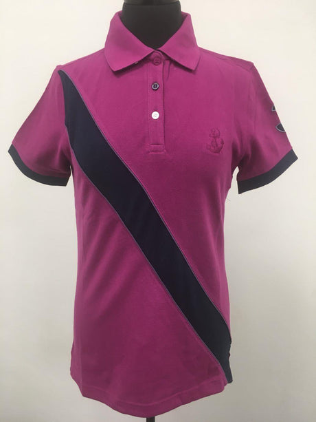 Hazy Blue Womens Short Sleeve Polo Shirt - Carly II - Just £14.99! Shop now at Warwickshire Clothing. 