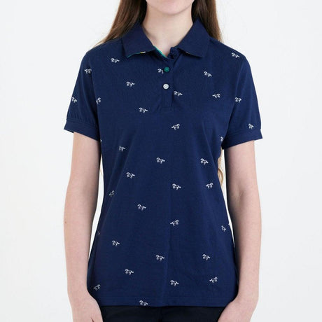 Hazy Blue Womens Cotton Short Sleeve Polo Shirt - Poppy II - Just £14.99! Shop now at Warwickshire Clothing. 