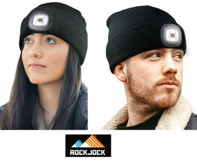 Rock Jock LED Camping Battery Rechargeable USB Head Torch - Just £6.99! Shop now at Warwickshire Clothing. 