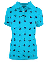 Hazy Blue Scarlett Ladies Polo Shirt Dog Cat Paw Print - Premium clothing from Hazy Blue - Just $14.99! Shop now at Warwickshire Clothing