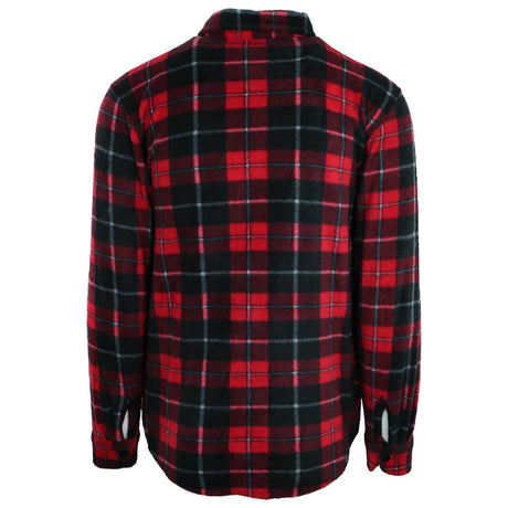 Hazy Blue Trent Men’s Checked Fleece shirt - Just £12.99! Shop now at Warwickshire Clothing. 