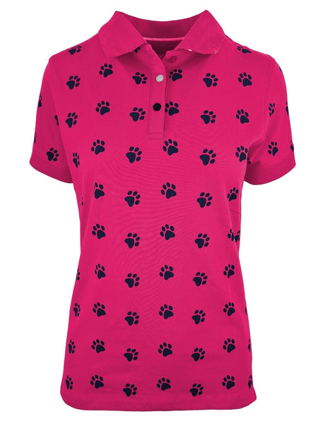 Hazy Blue Womens Short Sleeve Polo Shirt - Scarlett - Just £14.99! Shop now at Warwickshire Clothing. 