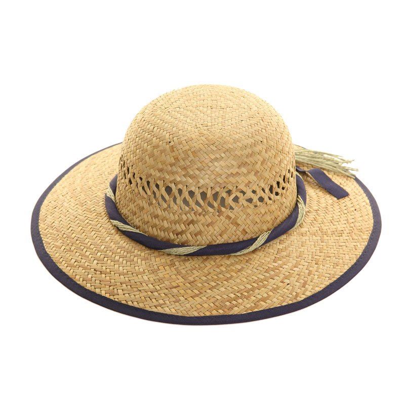 Hazy Blue STRAW WITH RIBBON BAND Womens Hat - Just $9.99! Shop now at Warwickshire Clothing. Free Dellivery.