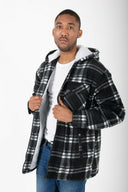 Hazy Blue Naxter Lumberjack Flannel Zip Up Hooded Jacket - Just £22.99! Shop now at Warwickshire Clothing. 